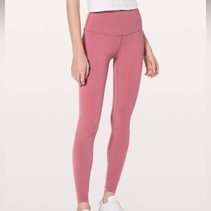 Lululemon Align Leggings Moss Rose Size 4, 25 Inch Inseam